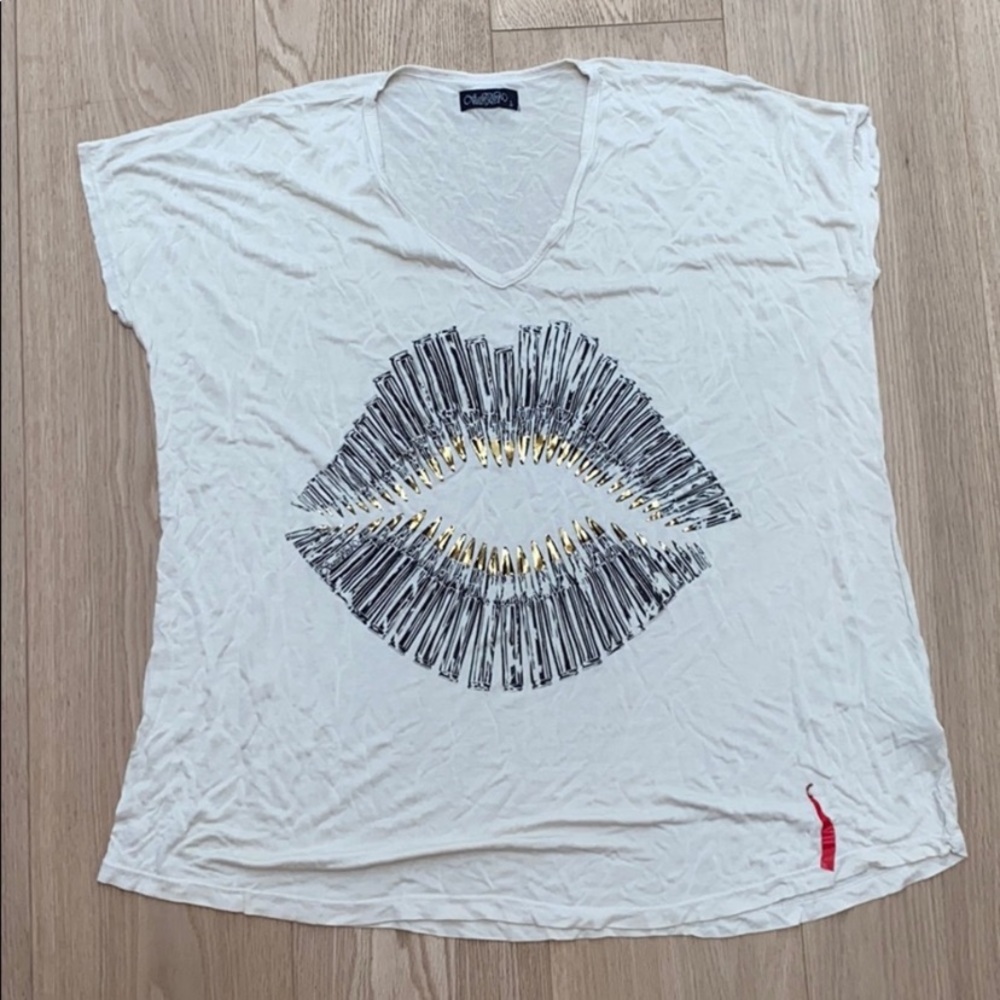 Lauren Moshi Bullet Mouth Tee